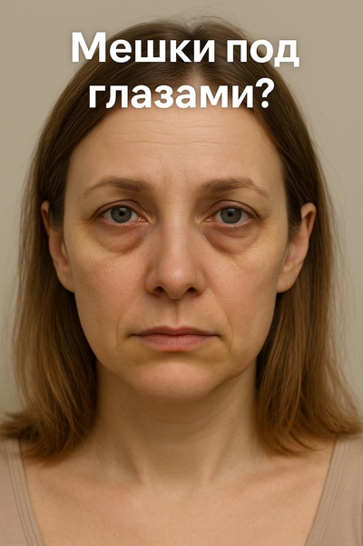 Мешки под глазами? Это отеки? Можно ли их убрать режимом дня и питанием?