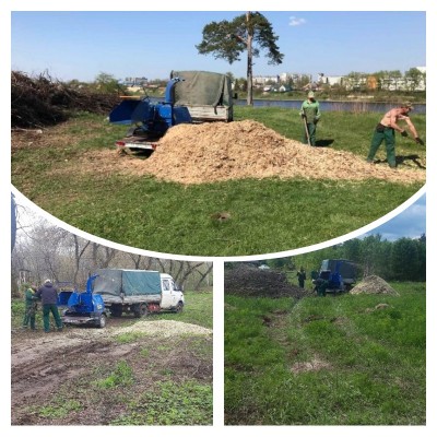 ООО "АСПО" предоставляет услугу по измельчению порубочных остатков.